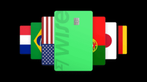 cartão internacional multimoedas.