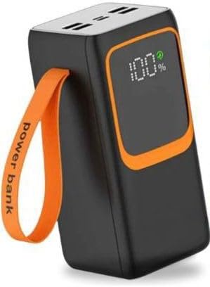 Carregador Portatil Power Bank 50000mah Universal Display Digital Carregamento Turbo Ultra Rápido 22.5W Nunca Fique sem bateria Com Lanterna