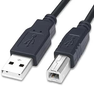 Cabo USB para Impressora, Scanner, Térmica, 1,8 Metros, Preto, Universal