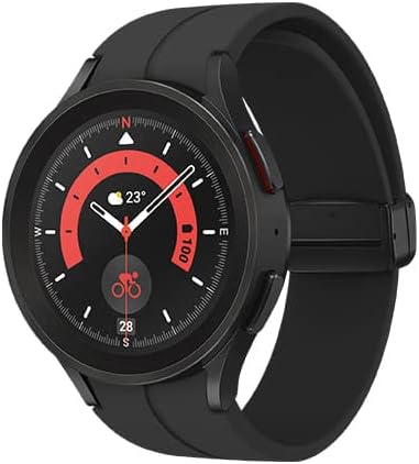 Galaxy Watch 5 Pro BT 45mm Samsung Preto com 1,4", Pulseira em Fluorelastômero, Bluetooth e 16GB