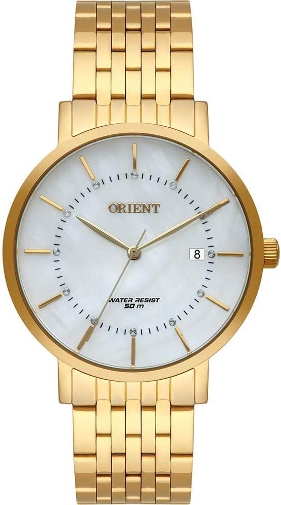 Relógio Orient Feminino Ref: Fgss1164 B1kx Casual Dourado
