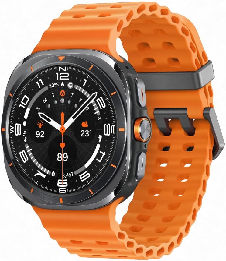 Samsung Galaxy Watch Ultra Smartwatch 47mm LTE, Galaxy AI, Titânio Aeroespacial, Titânio Cinza