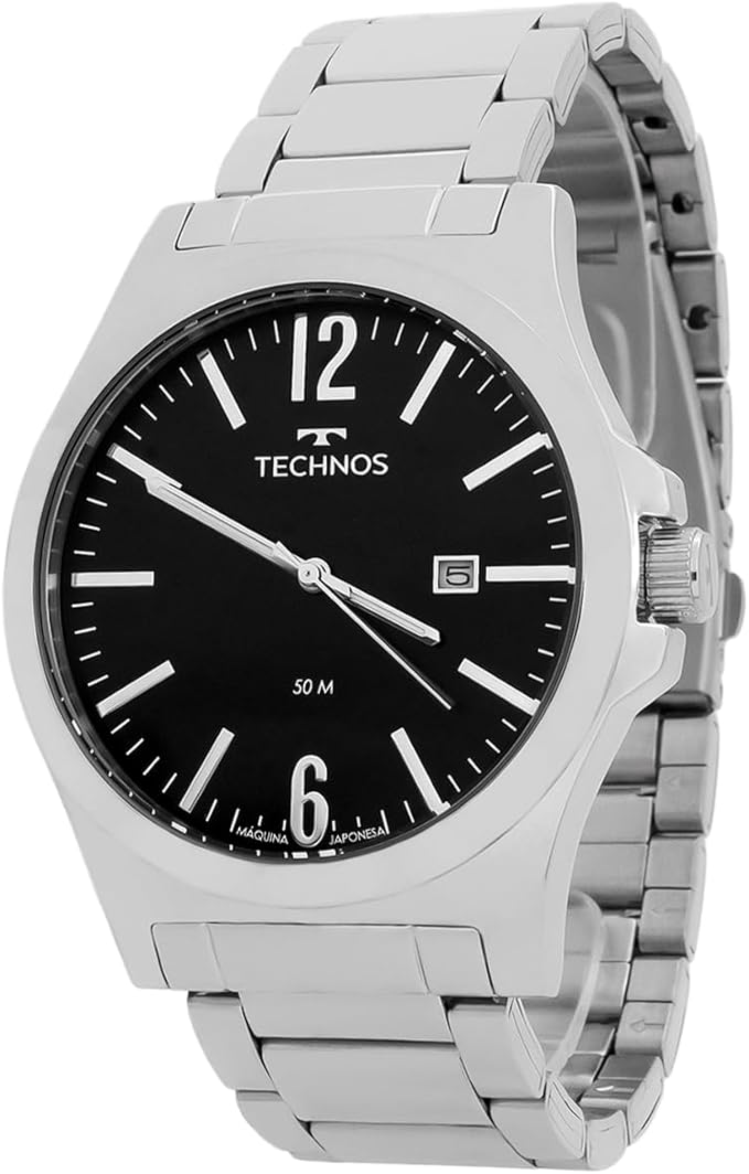 Relógio Technos Masculino Steel Prata - 2115MXQ/1P