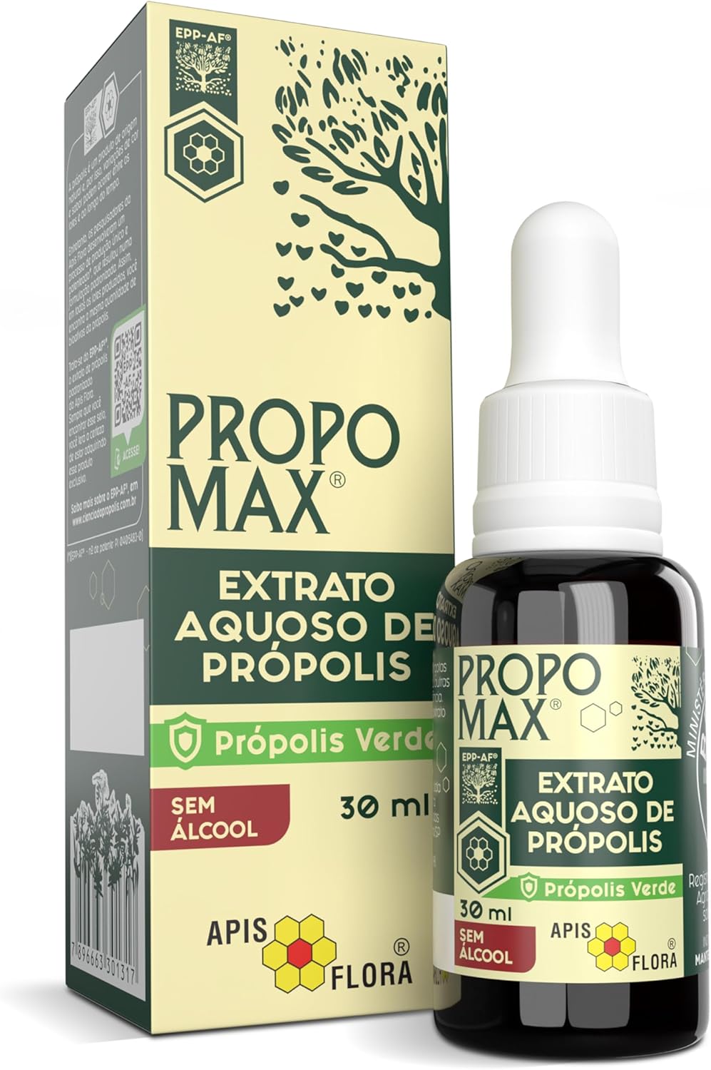 Extrato aquoso de Própolis 30 ml, Propomalva Apis Flora