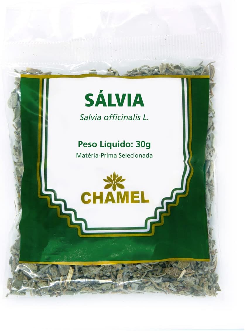 Chamel Chá Salvia Folhas Natural 30 G