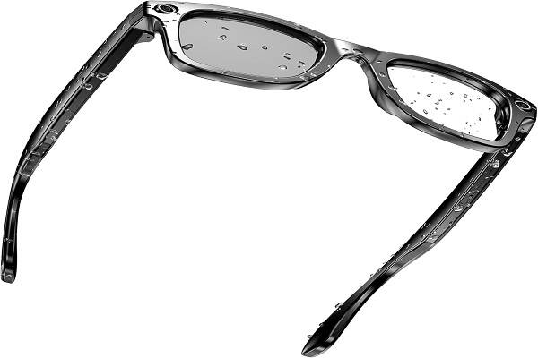 Óculos inteligentes com IA, Bluetooth 5.3 e WiFi - Câmara HD 800W, reconhecimento por IA, IP65, 35g, controlo tátil | Lentes inteligentes Bluetooth para fotografia e assistente de voz